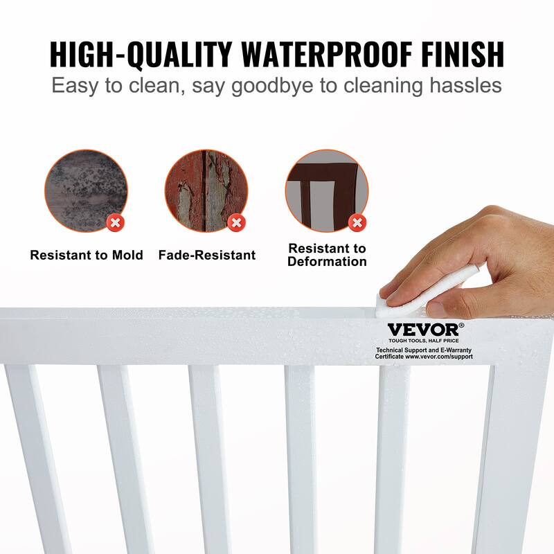 VEVOR Free Standing Dog Gate,Freestanding Pet Gate,for Wide and Narrow Passageways