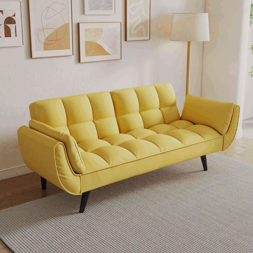 Versatile 2-Seater Sofa in Polyester Blend, Adjustable, Comfortable, and Space-Saving Design, Ideal for Apartment