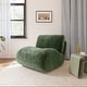 preview thumbnail 37 of 54, 33'' W Swivel Armless Sponge Filling Bean Bag Accent Chair Lounger