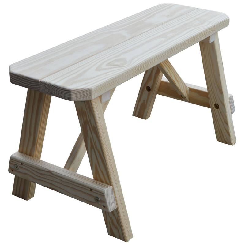 Pine 3' Traditional Bench