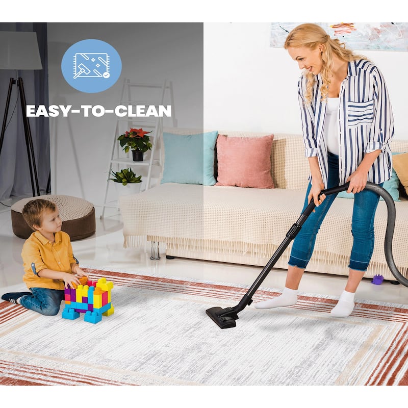 Abstract Area Rug - 8' x 10'