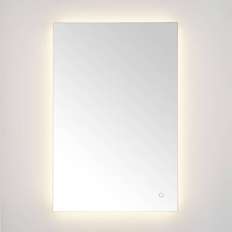 SAFAVIEH Mandi 24" Led Vanity Mirror - Silver - 24Wx2Dx36H