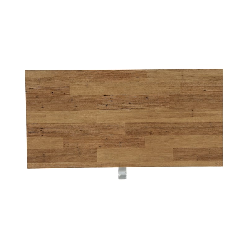 55" Farmhouse Oval Wood Dining Table for 6, Rustic Kitchen Table - N/A