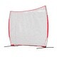 preview thumbnail 1 of 10, 12 x 9 Feet Portable Compact Barricade Backstop Netting with Steel Pipe Frame and Carry Bag