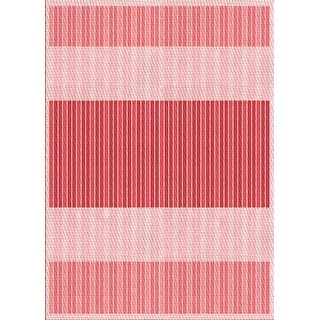 Ahgly Company Machine Washable Transitional Deep Rose Pink Area Rugs ...