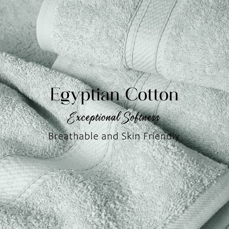 Superior Luxury Egyptian Cotton Bath Towel Set of 2 Ultra Plush, Heavyweight, Absorbent Spa & Hotel Quality Bath Towels Set