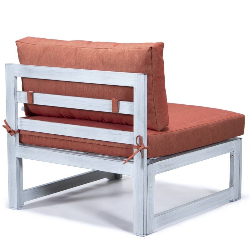 Chelsea Modern 7-Piece Aluminum Patio Conversation Set - Rust-Resistant, UV-Protected Cushions & Convertible Table Lid