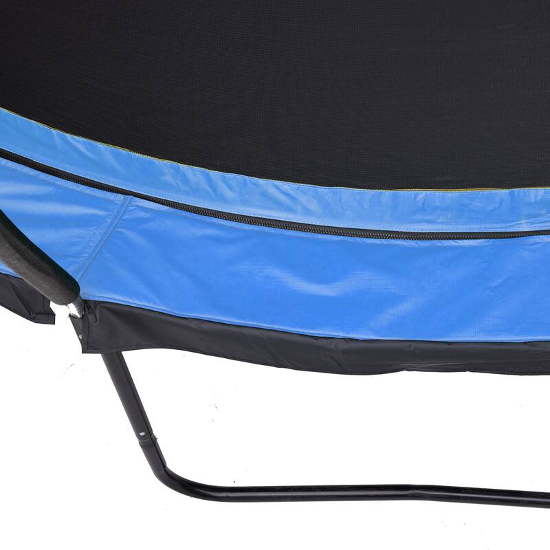 10FT Trampoline with Inner Safety Net (Elastic Ropes Version) - Blue
