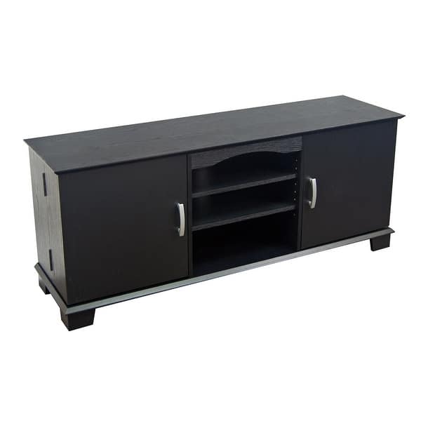 Shop Delacora We Bd60c73 57 Wide Laminate And Wood Media Cabinet