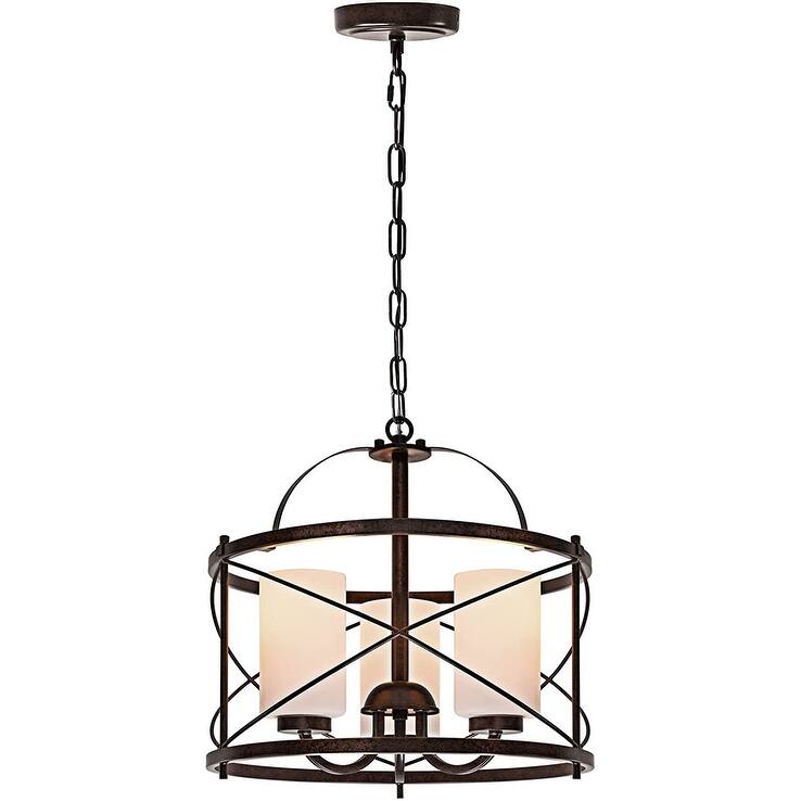 Round Kitchen Lights Ceiling Hanging Chandelier Vintage Industrial Cage Hanging Light