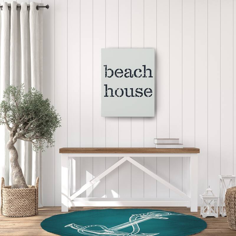 Anchored Nautical Chenille Rug