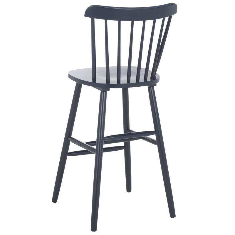 SAFAVIEH Aida 30-inch Spindle Farmhouse Bar Stool (Set of 2) - 19.9" x 19.8" x 38" - 20"W x 20"D x 43"H