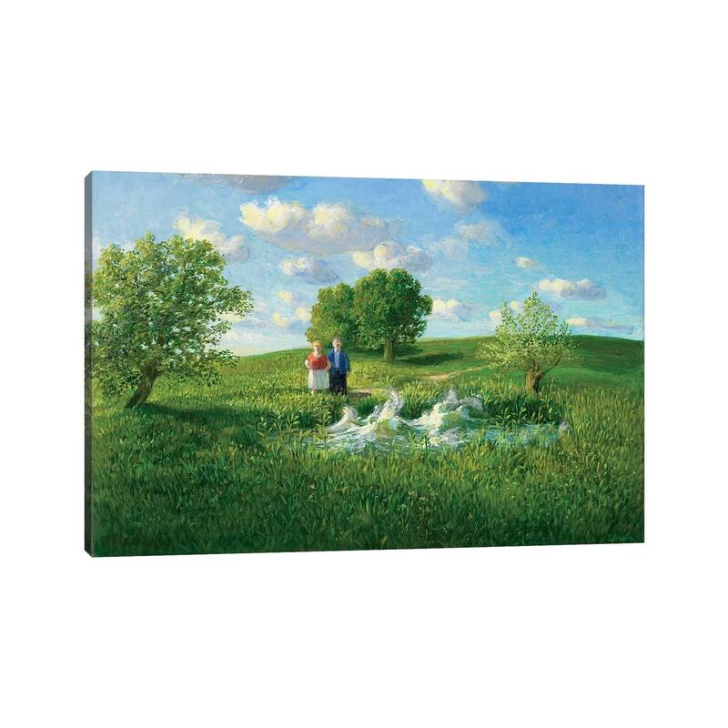 iCanvas "Restless Pond" by Michael Sowa Canvas Print