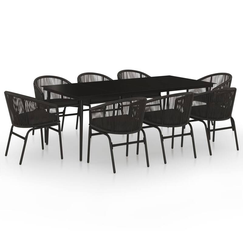 vidaXL Patio Dining Set Outdoor Garden Seat 3/5/7/9 Piece Multi Colors/Sizes