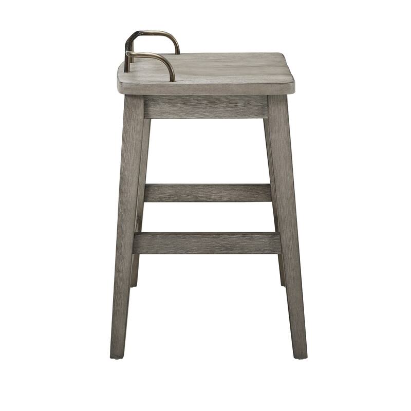 Steve Silver Rigby Smokey Oak 24-inch Counter Stool