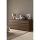 Porch & Den McKellingon 6-drawer Double Dresser - Walnut