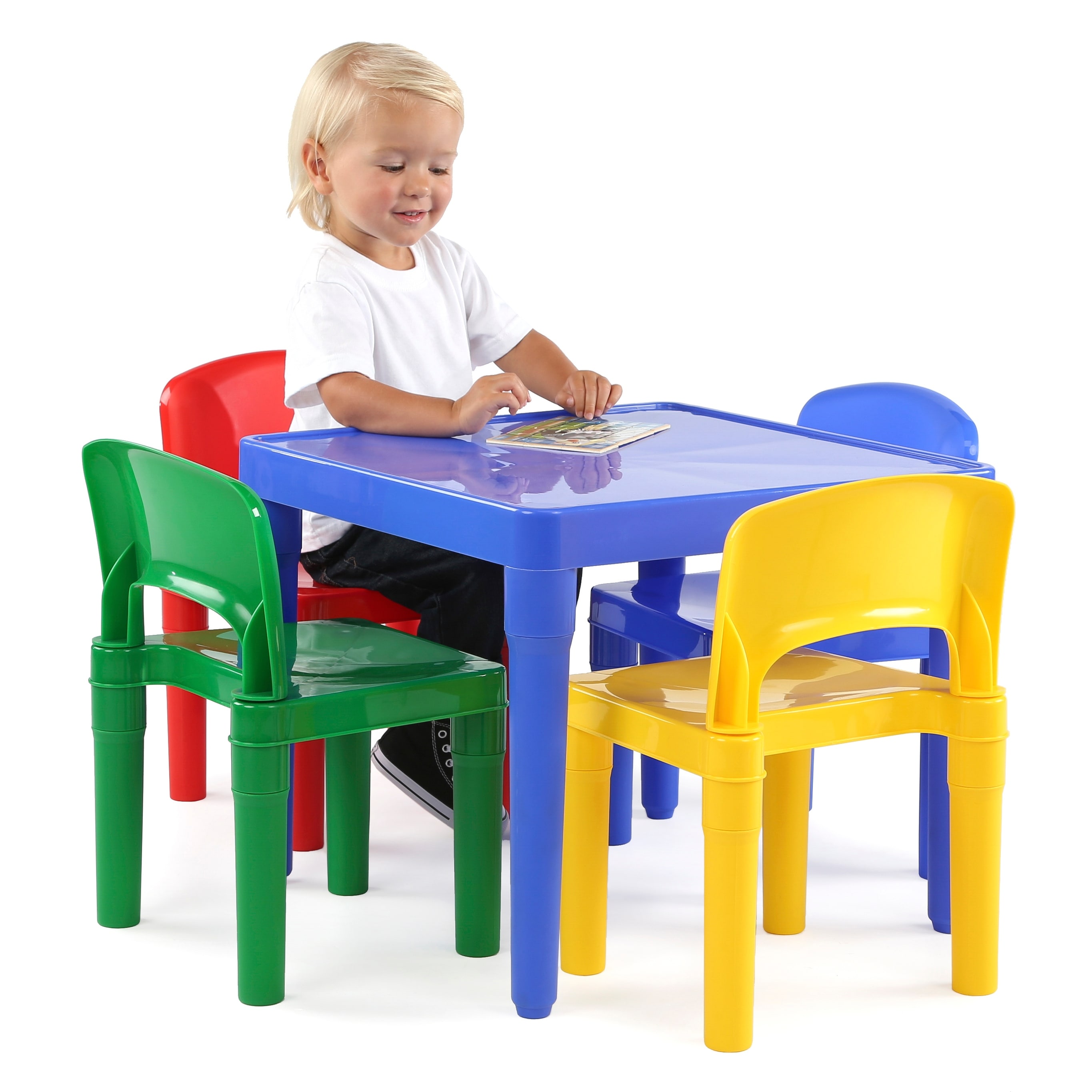 Tot tutors plastic table and 4 chairs set on sale