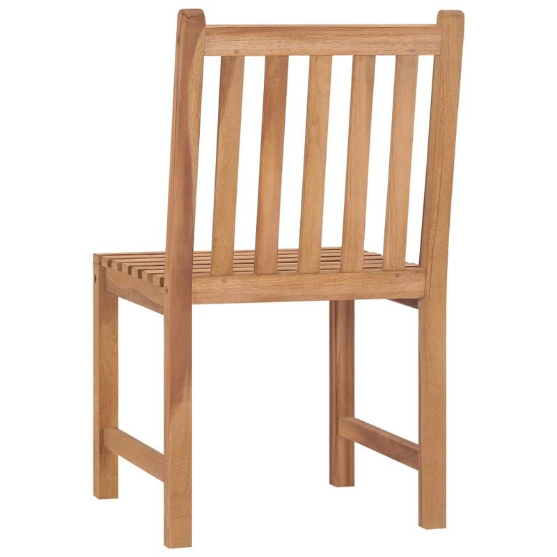vidaXL Solid Wood Teak Patio Dining Set Garden Outdoor Table Chair 3/4/5/7/9 Piece