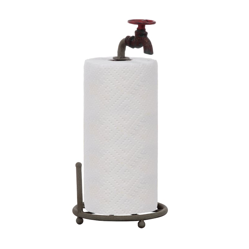 Metal Faucet Paper Towel Holder