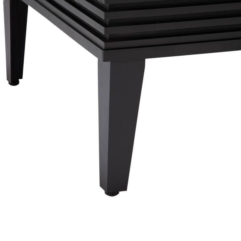 Leisuremod Walbrooke Modern Outdoor Patio Round Fire Pit Table for Porch Backyard Deck - 29