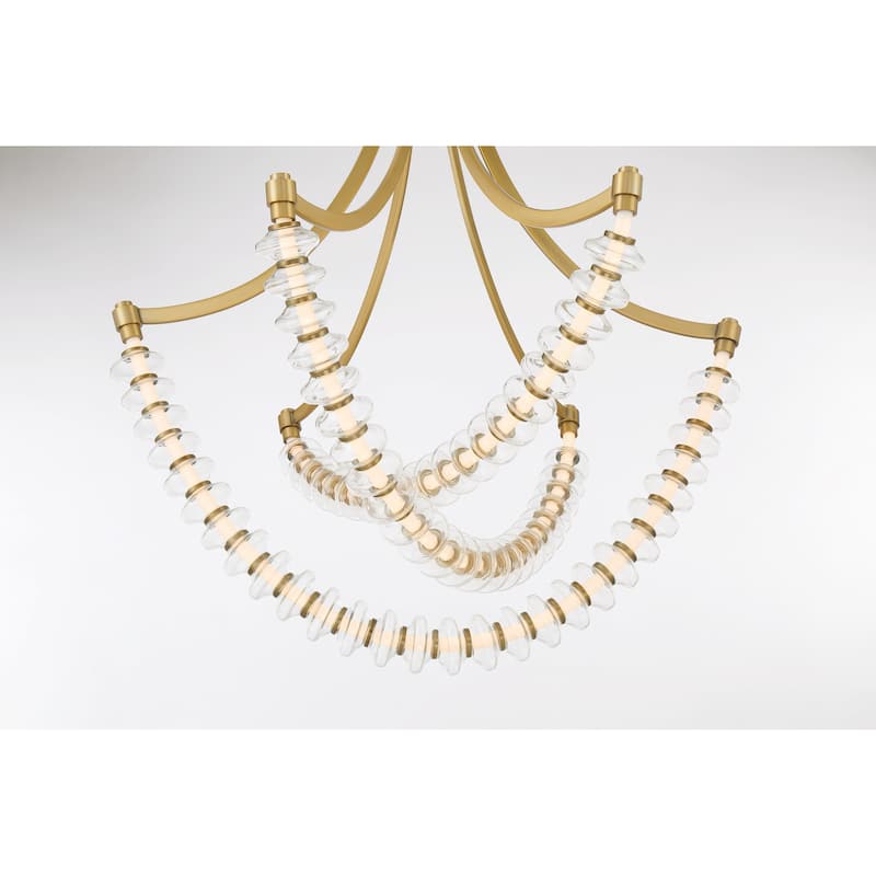 Minka Lavery 5646-L Pearl 30" Wide Abstract Chandelier