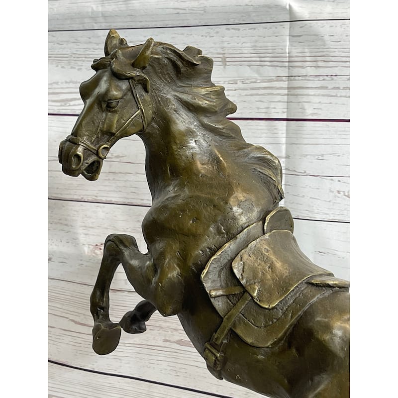 Sergeant Reckless Usmc Marine Corps War Horse Mare Bronze Metal Sculpture Statue