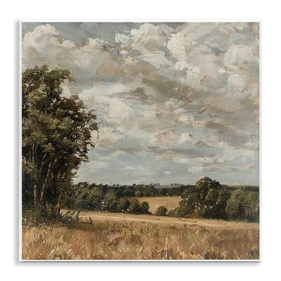 Stupell Clouds Over Country Scenery Wall Plaque Art Design By LSR Creative Studio
