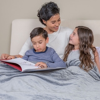 Ultra-Soft Extra Cozy Kids and Adults Weighted Blanket With Removable Washable Duvet Cover