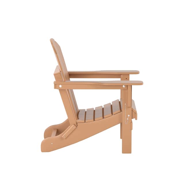 Laguna Outdoor Eco-Friendly Poly Folding Adirondack Chair (Set of 2)