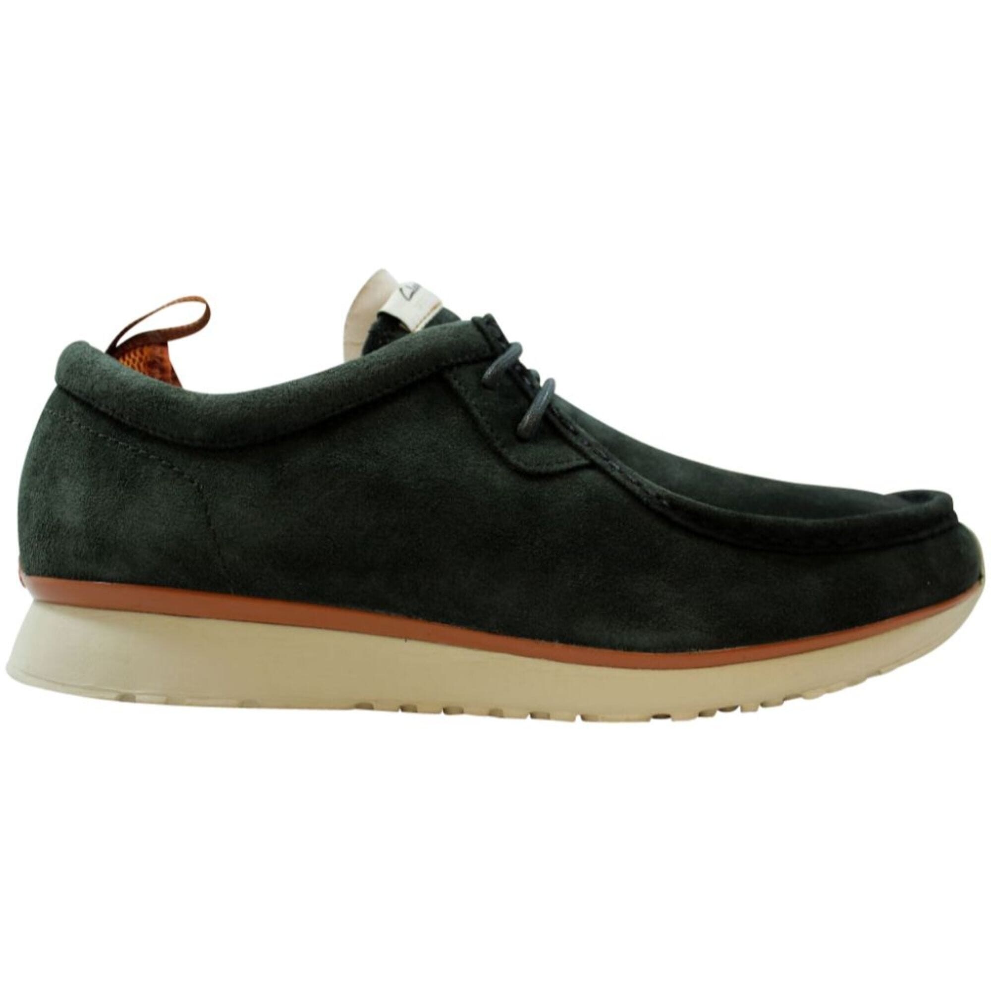 clarks sneakers mens green