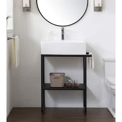 25" Modern Farmhouse Single Bathroom Vanity Sink