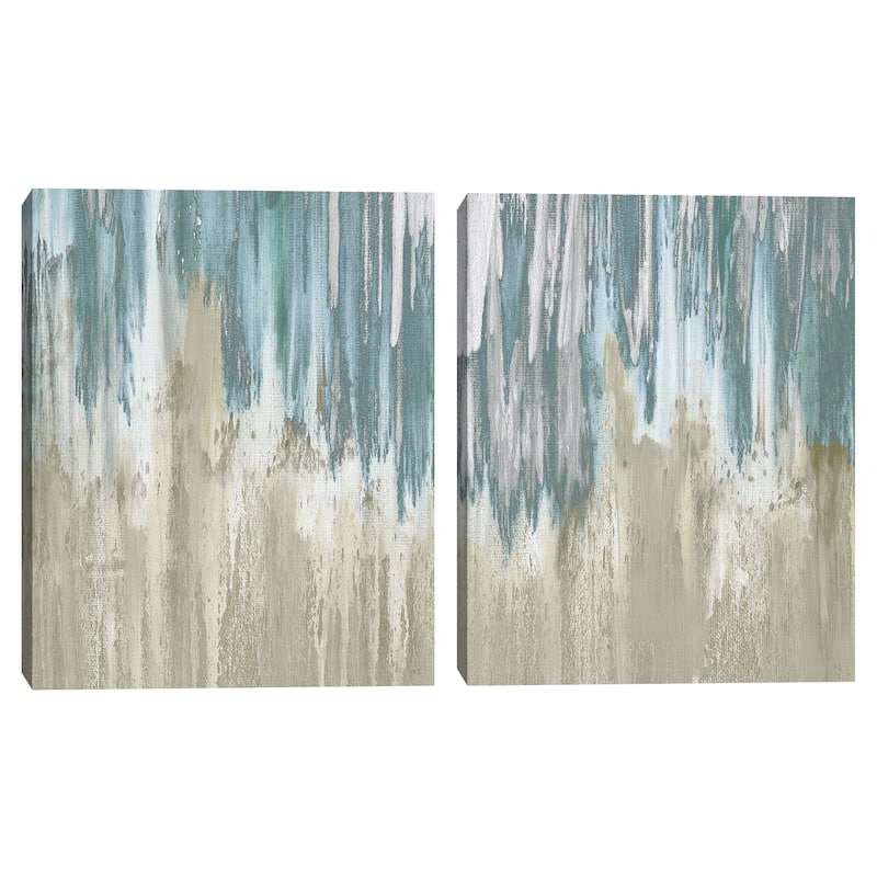 Like a Waterfall I, Like a Waterfall II by Susan Jill Canvas Art Prints