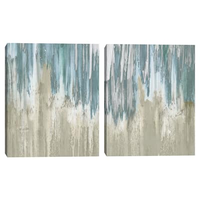 Like a Waterfall I, Like a Waterfall II by Susan Jill Canvas Art Prints