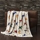 preview thumbnail 93 of 158, Indigo Hill by HiEnd Accents Campfire Sherpa Fleece Throw, 1PC or 3PC 1-Piece - Wild Horses
