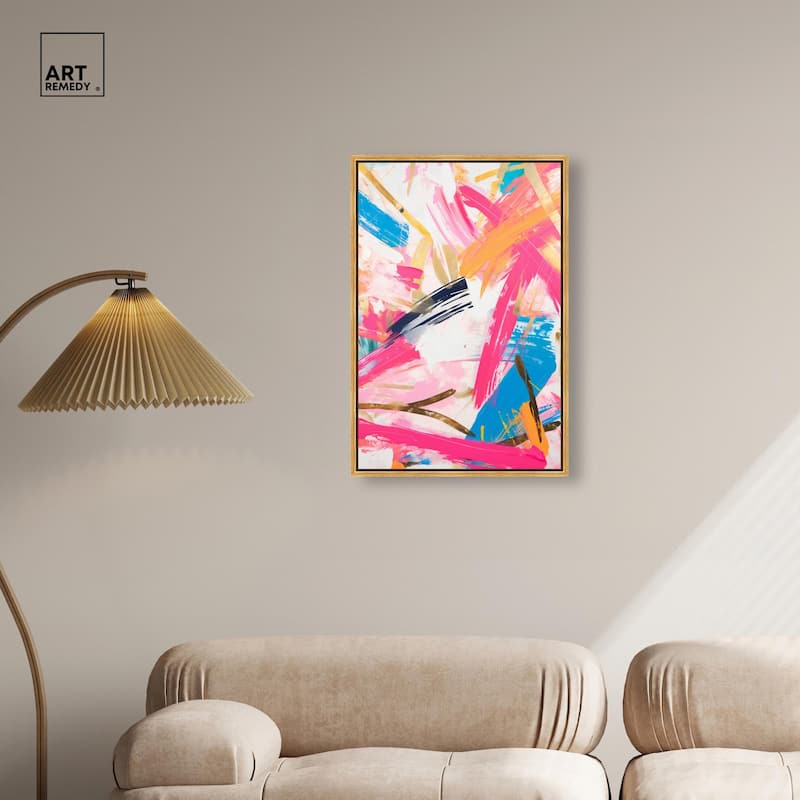 Exuberant Hues IV Canvas by Art Remedy