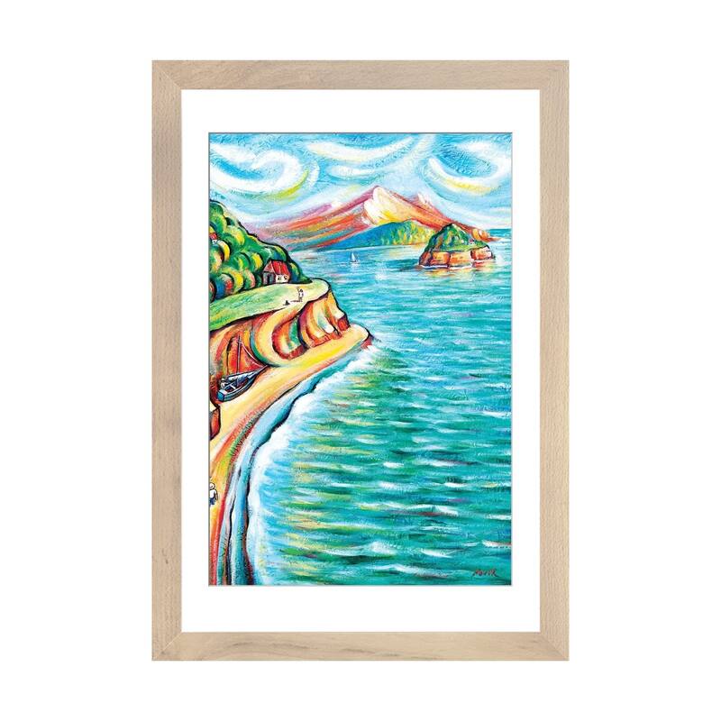 iCanvas "Life On The Islands" by Novik - Natural - 24x16x1