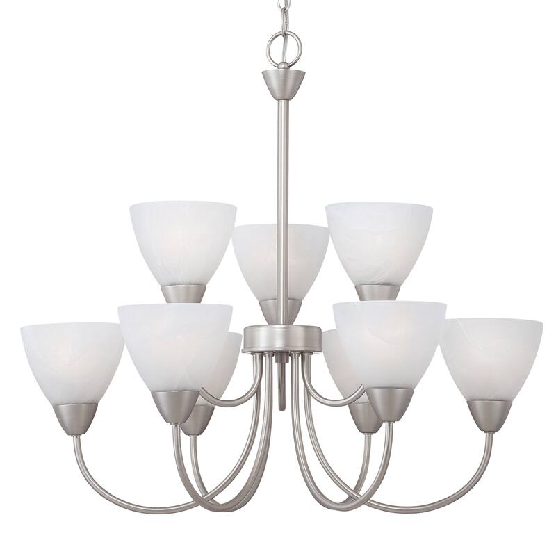 Tia 22.5-inch Wide 5-Light Chandelier in Painted Bronze