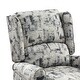 preview thumbnail 74 of 100, Olympus Upholstered Classic Manual Wingback Recliner with Spindle Legs by HULALA HOME