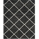 preview thumbnail 37 of 161, SAFAVIEH Hudson Shag Estella Diamond Trellis 2-inch Thick Rug 10' x 14' - Dark Grey/Ivory