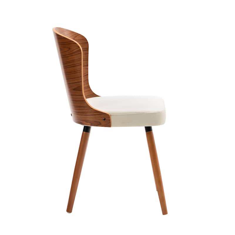Porthos Home Karr Armless Dining Chairs Set of 2, Beech Wood Back & Legs