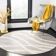 preview thumbnail 60 of 171, SAFAVIEH Adirondack Lelia Modern Abstract Distressed Rug 3' Round - Grey/Cream - Round