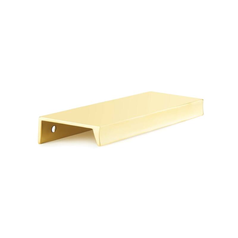 Schaub and Company 10012 Sabre 5" Center to Center Solid Metal Finger - Unlacquered Brass