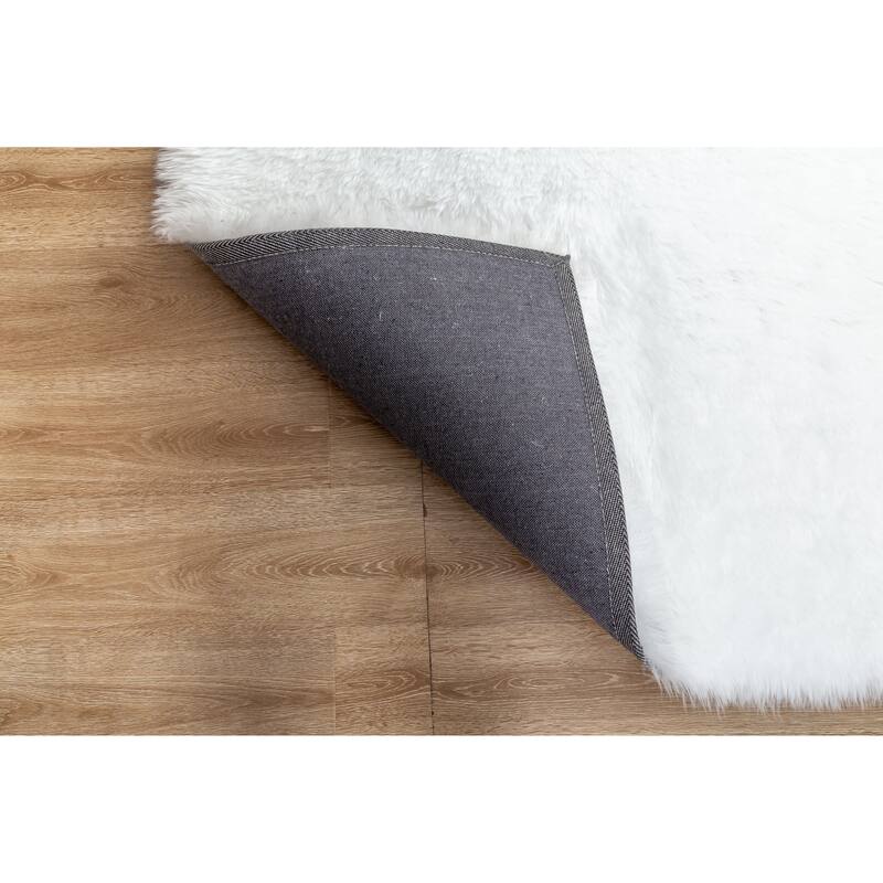 Flokati Shag Collection 5x7 Area Rug - 5' x 7' - 5' X 7'