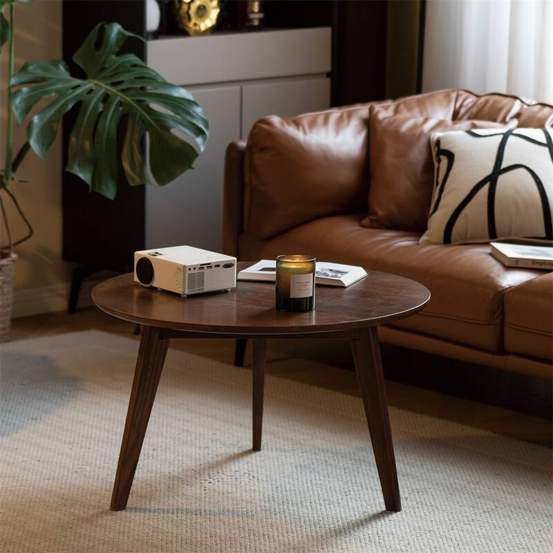 Center Table Low Table Solid Oak Wood Top Plate Desk Coffee Table