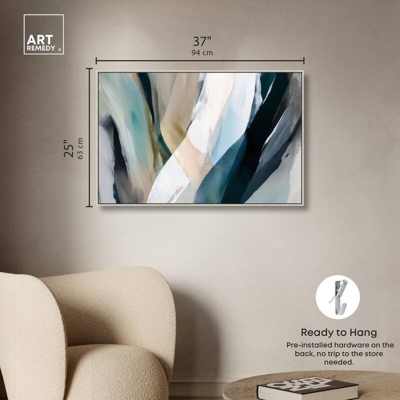 Sweeping Forms II Canvas by Art Remedy