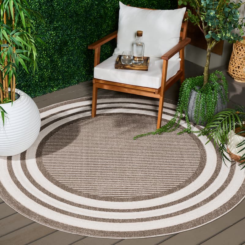 SAFAVIEH Cabana Pratima Indoor/Outdoor Waterproof Patio Backyard Rug