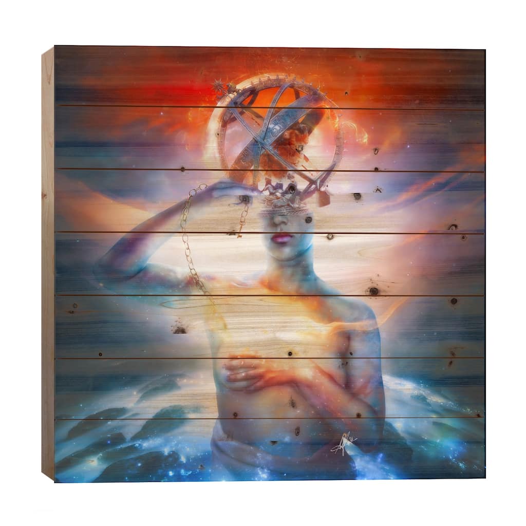 Invisible Print On Wood by Mario Sanchez Nevado - Multi-Color