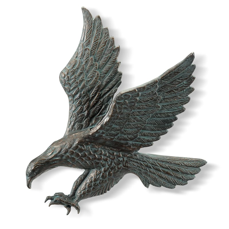 Spi Swooping Eagle Wall Plaque 20" X 16" X 5" 4.0 Lbs. Aluminum