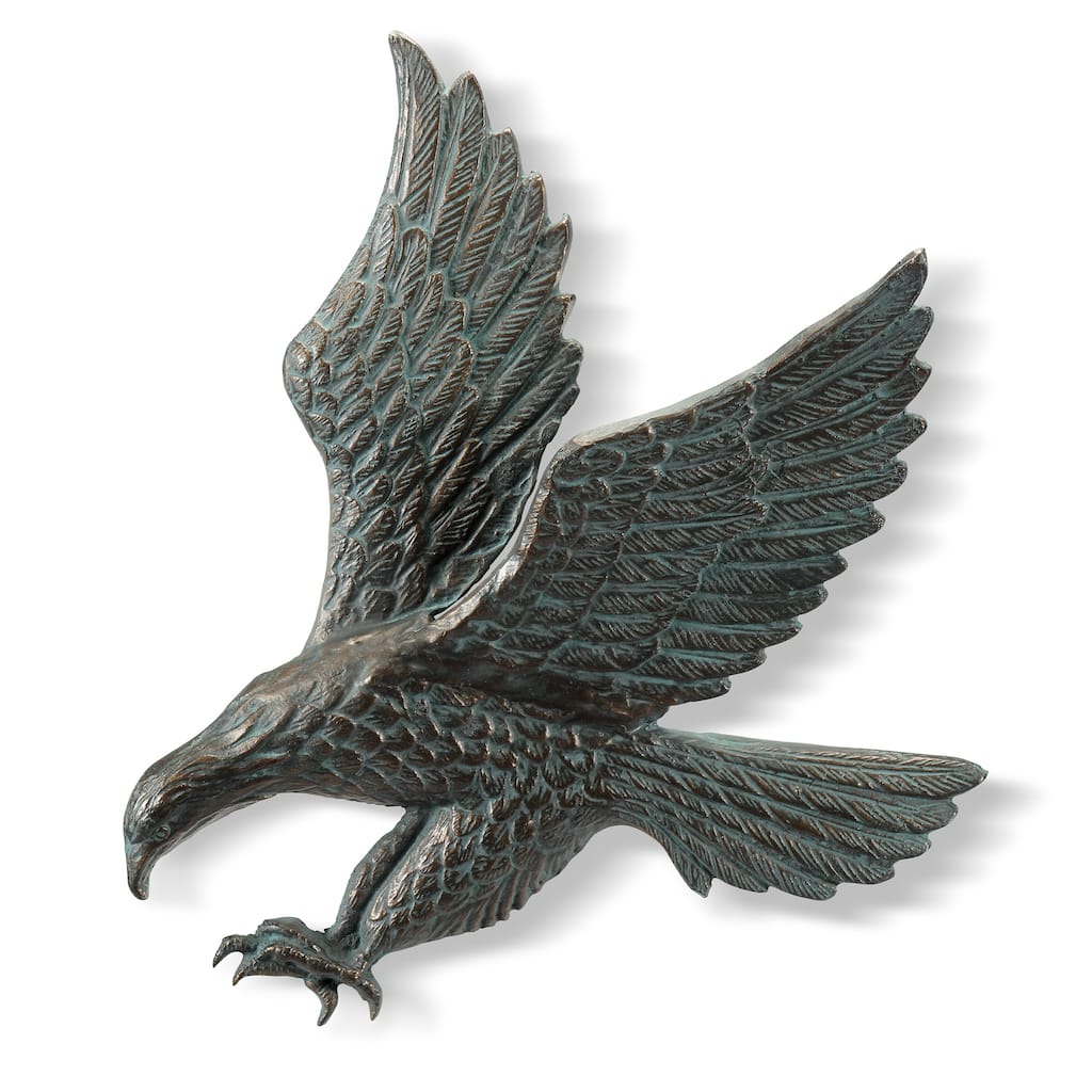 Spi Swooping Eagle Wall Plaque 20" X 16" X 5" 4.0 Lbs. Aluminum