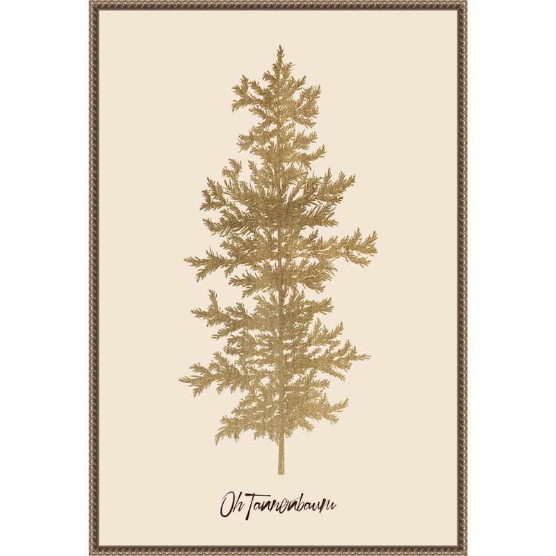 Oh Tanenbaum Framed Canvas Wall Art Print